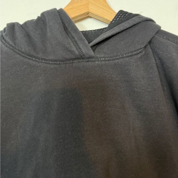 FP Movement Black Cropped Hoodie with Mesh Lining – Size S - Picture 5 of 9